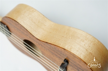 ukulele concert 14f std. – Hawaiian Koa TOP/Bird’s eye Maple SIDE & BACK